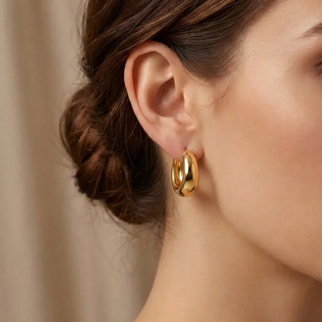 Golden Drop Earrings