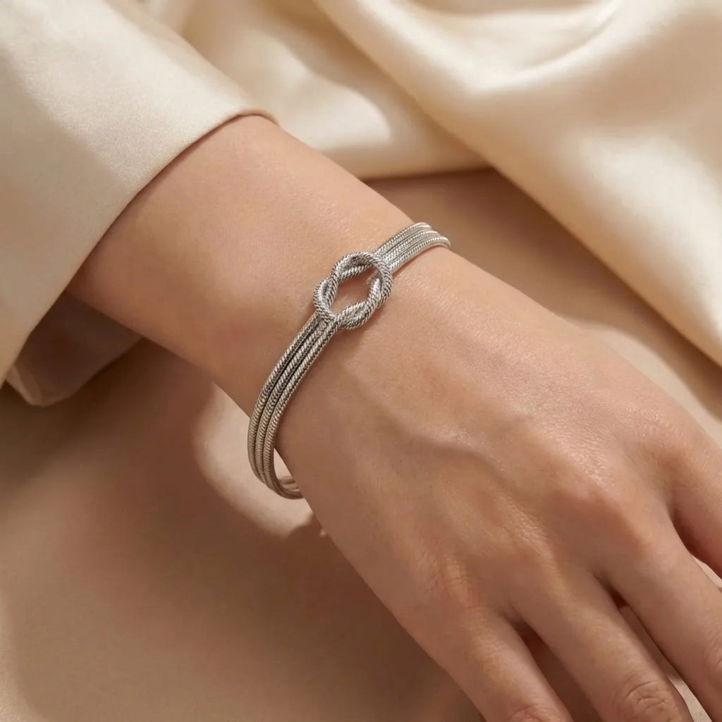 Silver Knot Bracelet
